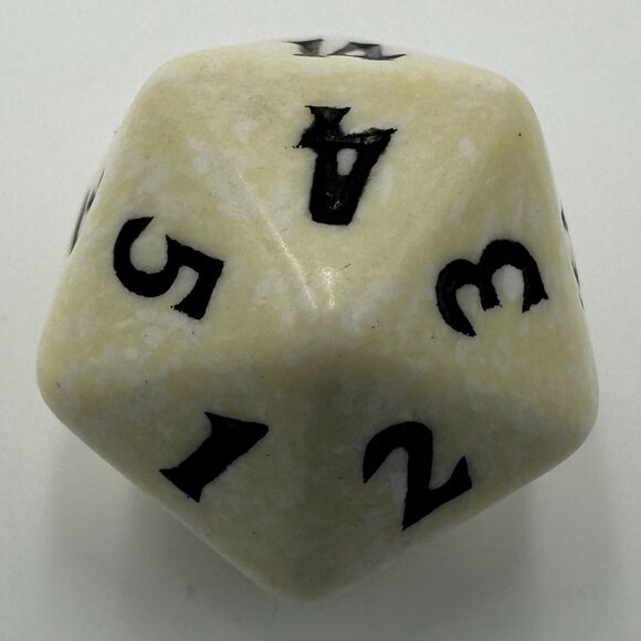 Magic The Gathering Future Sight White D20 Spindown Die - Picture 5 of 5